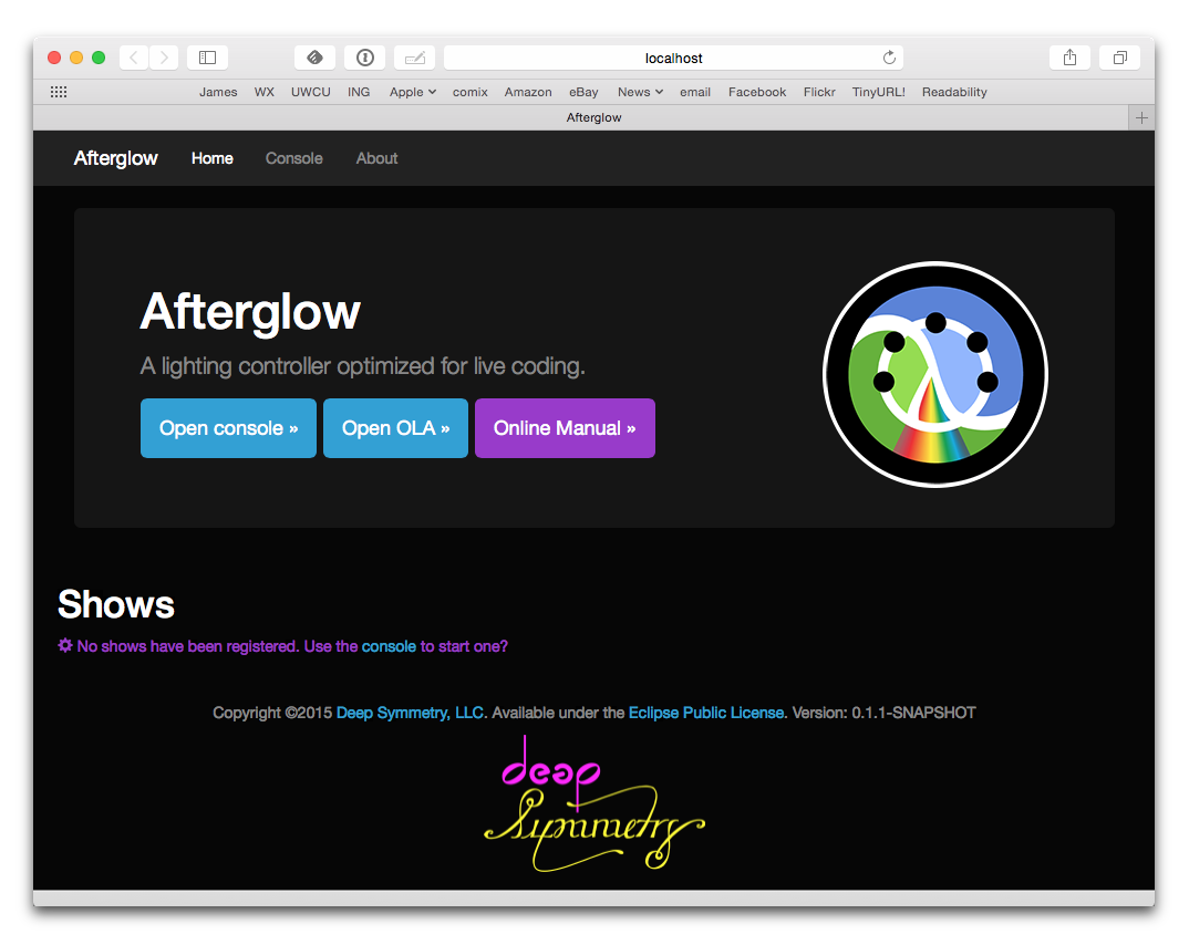 Web interface